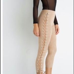 Sude nude legging